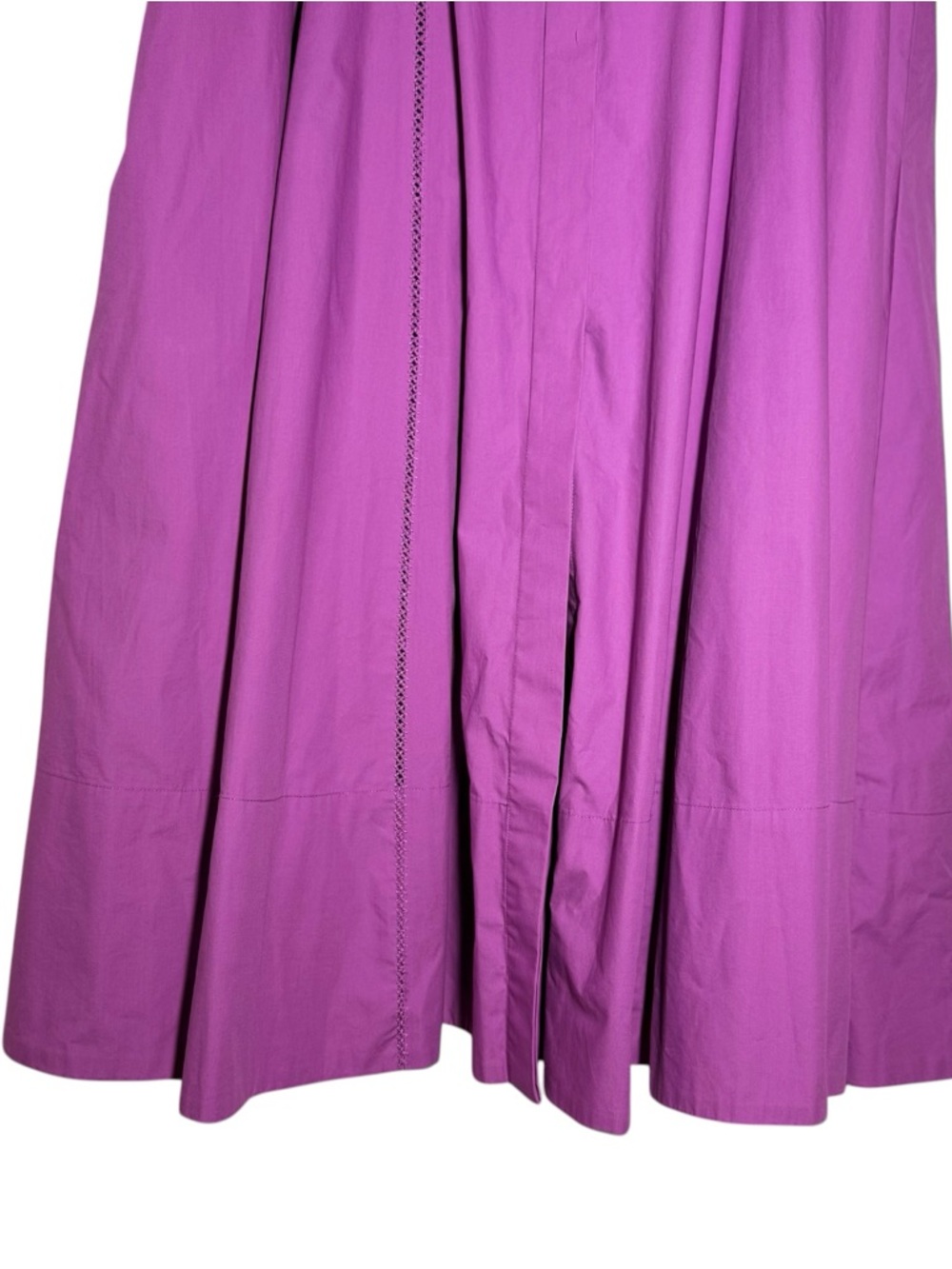 Co Collection Orchid Purple Cotton Button Front Midi Shirt Dress - XL - Picture 9 of 13